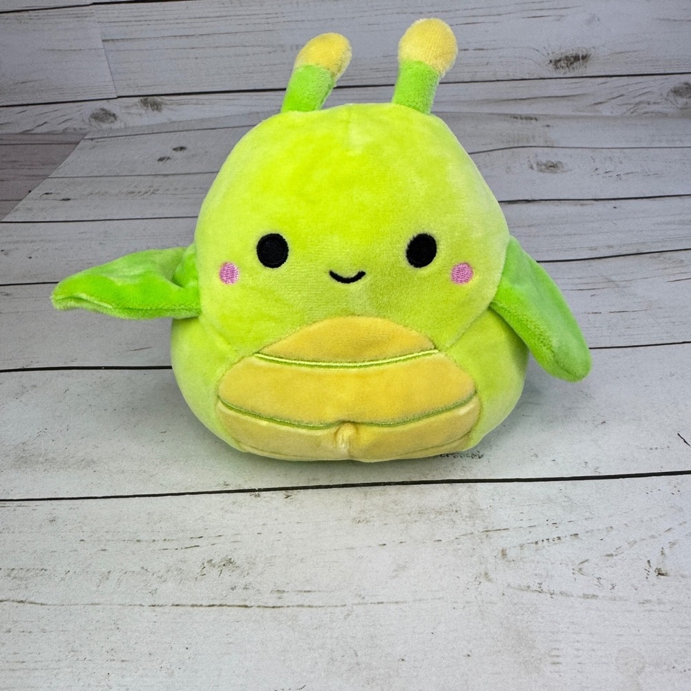 Squishmallows Pilar Grasshopper 5 Inch Plush Kellytoy Stuffed Animal‎